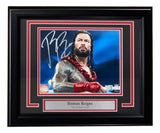Roman Reigns Signed Framed 8x10 WWE Stare Photo Fanatics