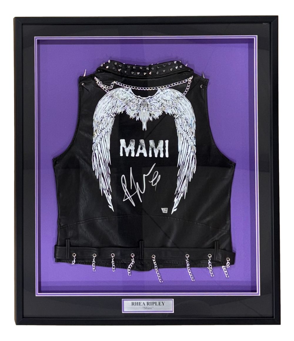 Rhea Ripley Signed Framed WWE Judgement Day Vest Fanatics