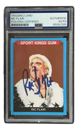 Ric Flair Signed 2023 Sport Kings #141 Wrestling Trading Card 16x Inscribed PSA