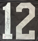 Rich Gannon Oakland Signed Black Football Jersey PSA/DNA Hologram