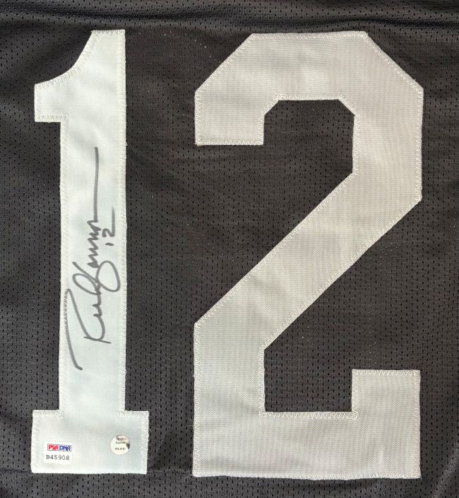 Rich Gannon Oakland Signed Black Football Jersey PSA/DNA Hologram