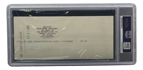 Maurice Richard Signed Montreal Canadiens Bank Check #21 PSA/DNA - Sports Integrity