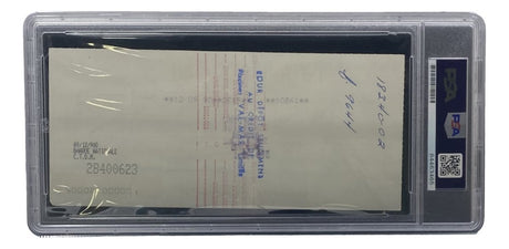 Maurice Richard Signed Montreal Canadiens Bank Check #235 PSA/DNA - Sports Integrity
