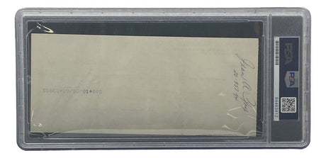 Maurice Richard Signed Montreal Canadiens Bank Check #42 PSA/DNA - Sports Integrity