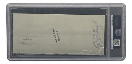Maurice Richard Signed Montreal Canadiens Bank Check #46 PSA/DNA - Sports Integrity