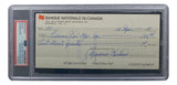 A Maurice Richard Signed Montreal Canadiens Bank Check #90 for $134.55, dated March 12, 1988, authenticated by PSA/DNA and offered by Sports Integrity.