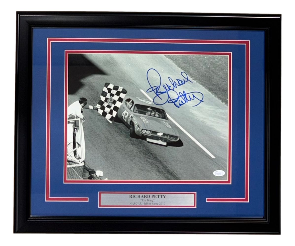 Richard Petty Signed Framed 11x14 Nascar Photo JSA