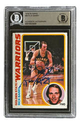 Sports Integrity Rick Barry Signed 1978/79 Topps #60 Warriors Trading Card, autographed and authenticated by BAS in a Beckett holder.