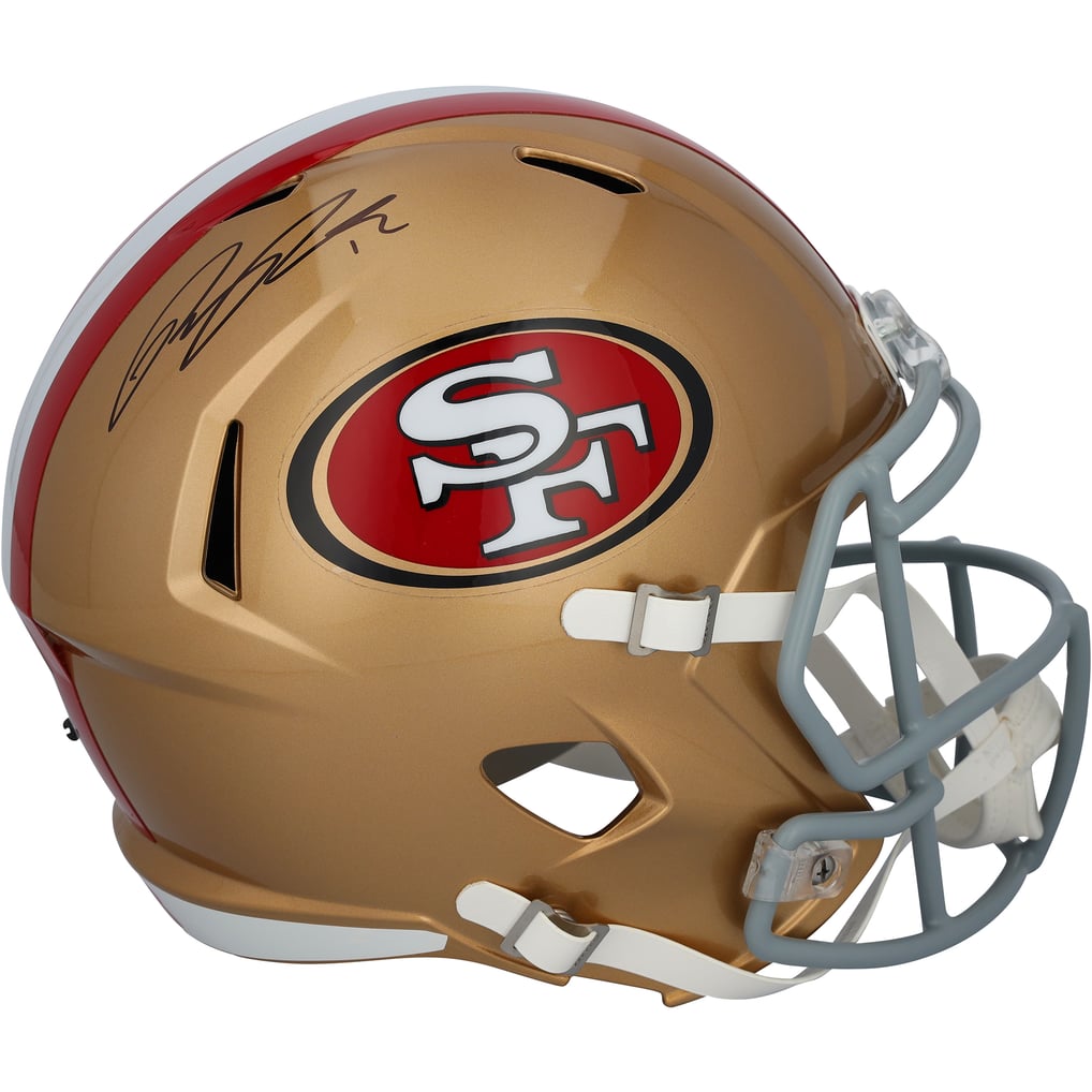 Ricky Pearsall Autographed San Francisco 49ers Full Size Speed Helmet Fanatics