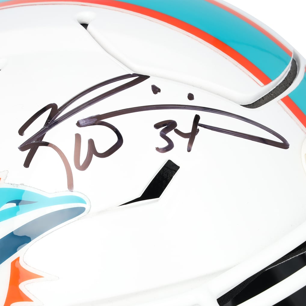 Ricky Williams Autographed Miami Dolphins Speedflex Authentic Helmet Fanatics