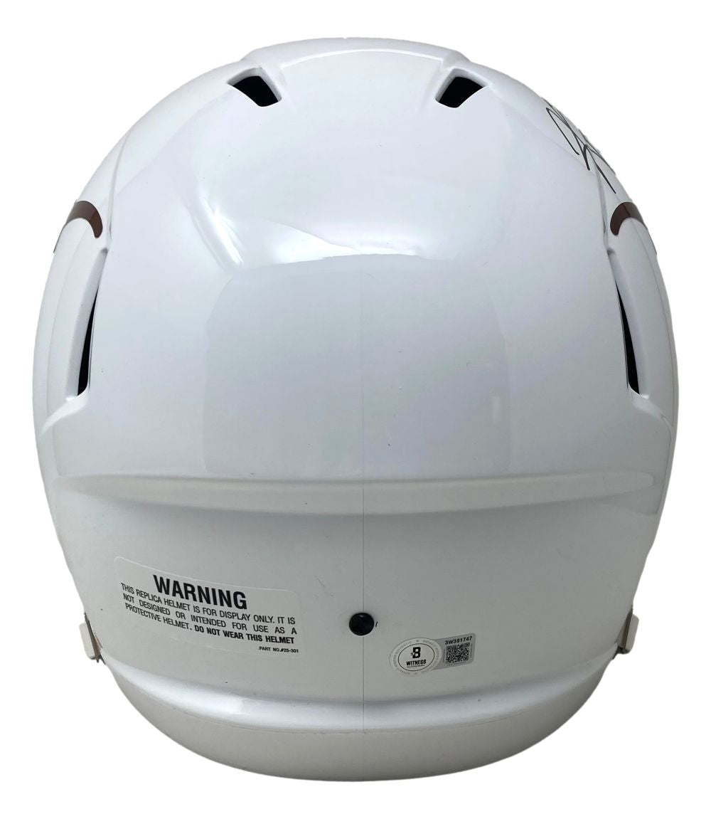 Ricky Williams Signed Texas Longhorns FS Speed Replica Helmet 98 Highsman BAS