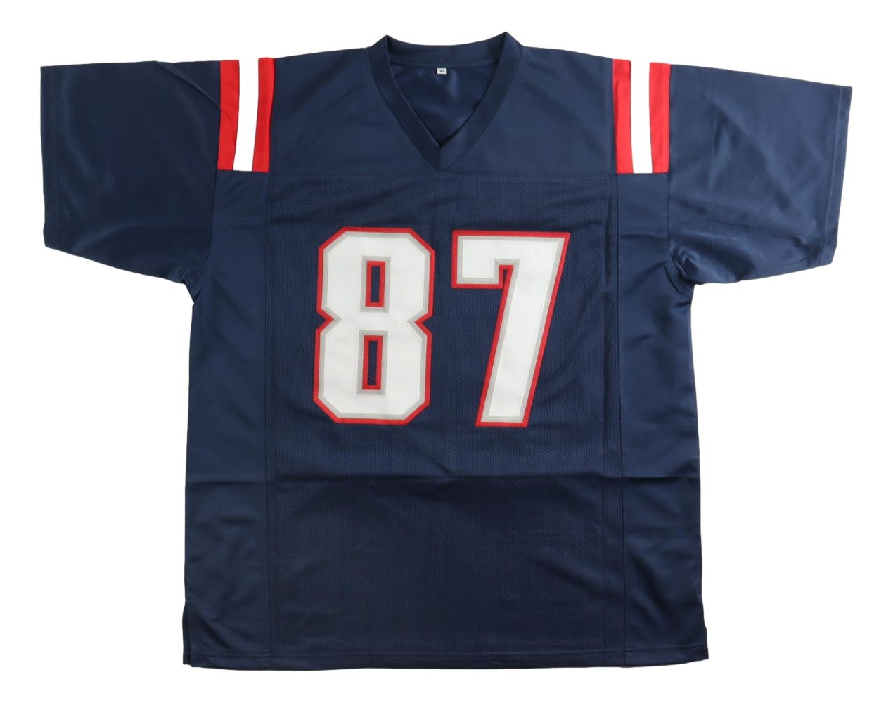 Rob Gronkowski New England Signed Alternate Blue Football Jersey PSA/DNA Holo