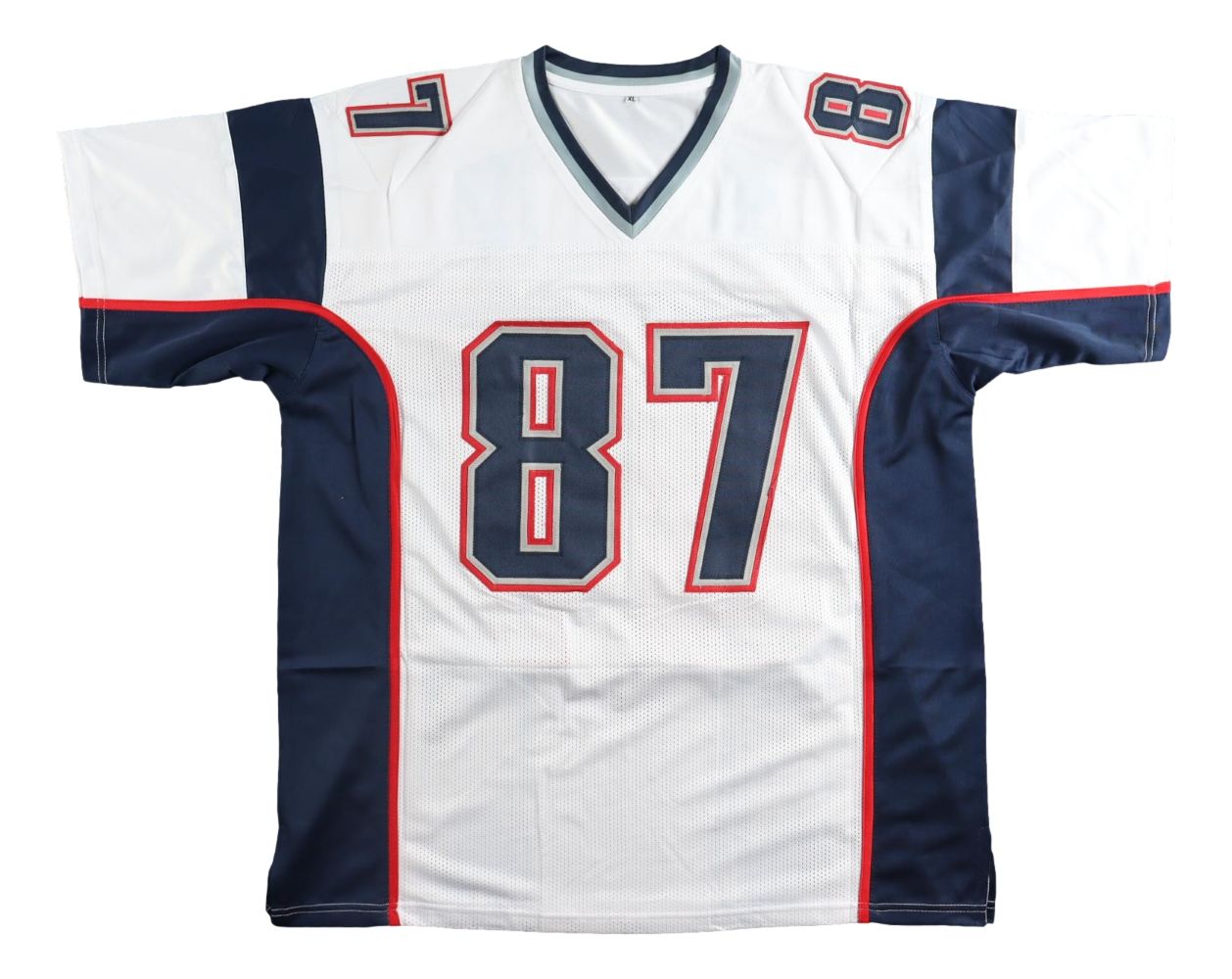 Rob Gronkowski New England Signed White Football Jersey PSA/DNA Hologram