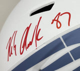 Rob Gronkowski Signed Patriots Full Size Rivalries Replica Speed Helmet Radtke