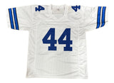 Robert Newhouse Dallas Signed White Football Jersey BAS