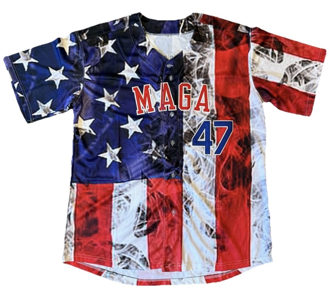 Robert O'Neill Signed USA Trump 47 Baseball Jersey Never Quit PSA/DNA