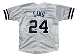 Robinson Cano New York Signed Gray Baseball Jersey BAS