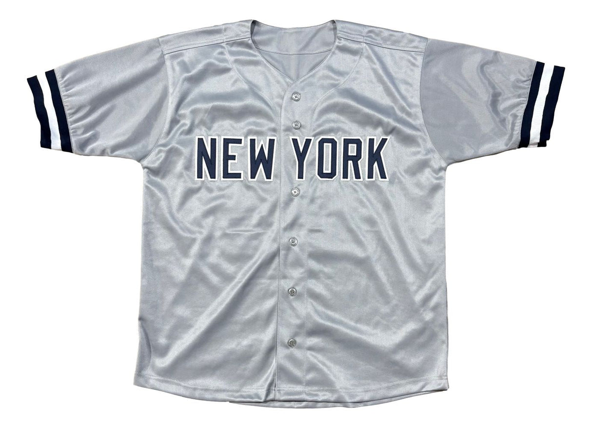 Robinson Cano New York Signed Gray Baseball Jersey BAS
