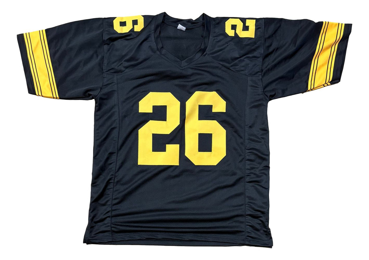 Rod Woodson Pittsburgh Signed Alternate Black Football Jersey BAS