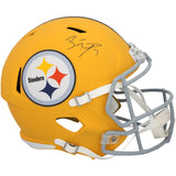 Ben Roethlisberger Signed Steelers Yellow Full Sz Speed Replica Helmet Fanatics
