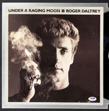 Roger Daltrey Signed Framed Under A Raging Moon Vinyl Record PSA/DNA Hologram