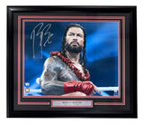 Roman Reigns Signed Framed 16x20 WWE Photo Fanatics