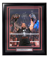 Roman Reigns Signed Framed 16x20 WWE Title Belts Photo Fanatics
