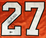 Ron Hextall Philadelphia Signed Orange Hockey Jersey BAS