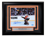 Ron Hextall Signed Framed 8x10 Philadelphia Flyers 1st Goal Photo BAS