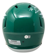 Ron Jaworski Signed Eagles FS Kelly Green Speed Replica Helmet Polish Rifle BAS