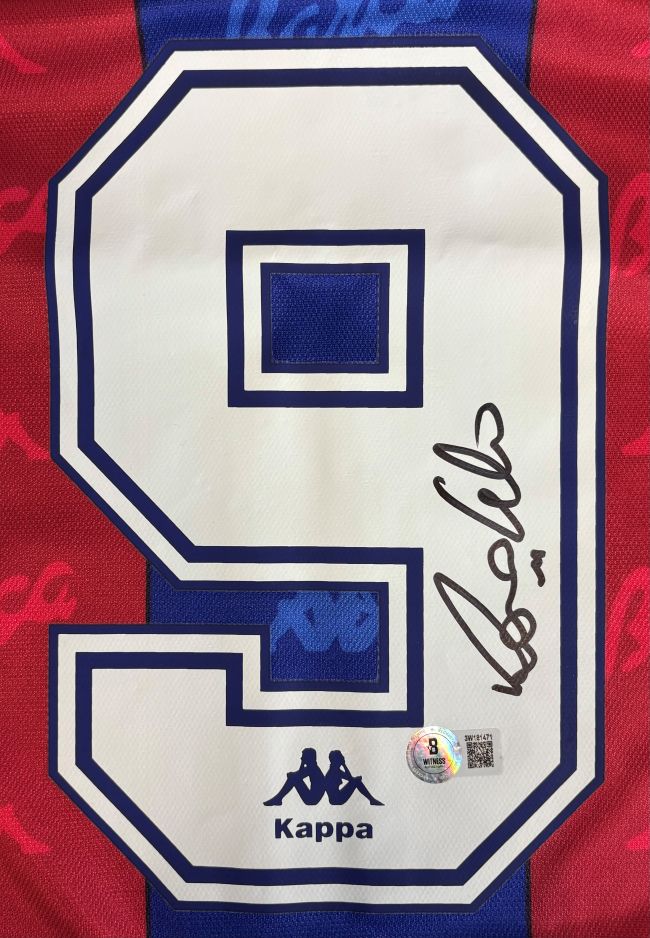 Ronaldo Signed Barcelona Kappa Soccer Jersey BAS