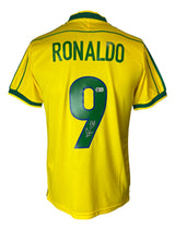 Ronaldo Signed Brazil Nike Soccer Jersey BAS