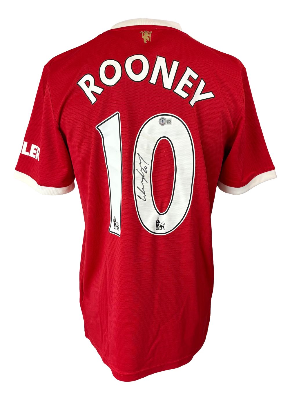 Wayne Rooney Signed Manchester United Adidas Soccer Jersey BAS