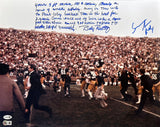 Rudy Ruettiger Sean Astin Signed 16x20 Notre Dame Photo Movie Quote BAS+JSA