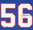 Lawrence Taylor Autographed New York Giants Blue Mitchell & Ness Replica Jersey Fanatics