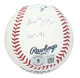Bill Buckner/Gaylord Perry/Darrell Evans/Rolllie Fingers/George Foster Multi Autographed/Inscribed Official MLB Baseball Beckett Authenticated
