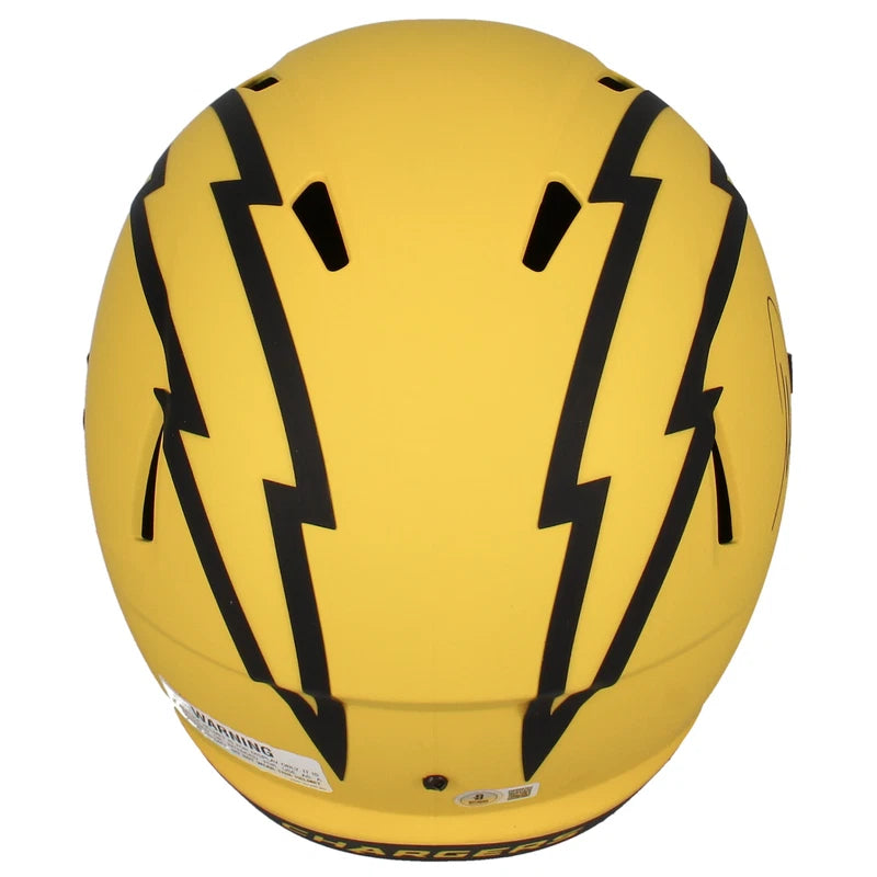 Antonio Gates Autographed Chargers RAVE Speed Full Size Helmet Beckett Witnessed