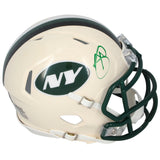 Minkah Fitzpatrick Autographed New York Jets RETRO Speed Mini Helmet JSA Witnessed
