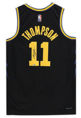 KLAY THOMPSON Autographed Golden State Warriors Black Nike 2021-22 Mixtape Edition Swingman Jersey FANATICS