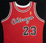 MICHAEL JORDAN Autographed Bulls Original Champion Rookie Jersey UDA LE 21/50