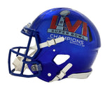 MATTHEW STAFFORD Autographed Los Angeles Rams Super Bowl LVI Champs Logo Speed Authentic Helmet FANATICS