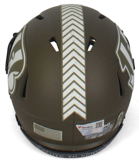 Joe Burrow Autographed Cincinnati Bengals 2022 Salute to Service Mini Helmet Fanatics