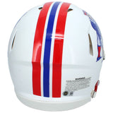 A.J. Brown Autographed New England Patriots 1990-92 Throwback Speed Authentic Helmet Beckett Witnessed
