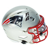 Rob Gronkowski Autographed New England Patriots Speedflex Midi Helmet Radtke