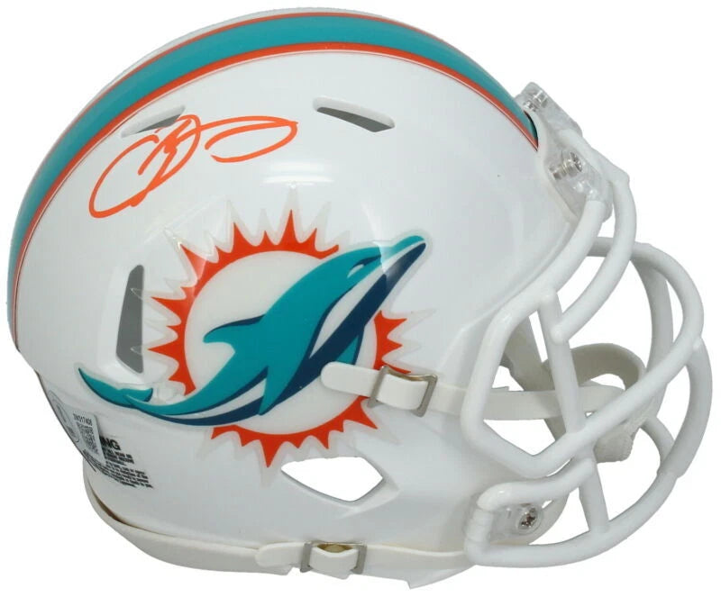 Odell Beckham Jr. Autographed Miami Dolphins Speed Mini Helmet Beckett Witnessed