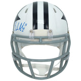 Brandon Aubrey Autographed Dallas Cowboys 1960-63 Throwback Speed Mini Helmet Beckett Witnessed