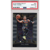 Trae Young Atlanta Hawks 2018 Panini Select RC #45 Trading Card PSA 10