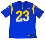 Kyren Williams Autographed Los Angeles Rams Blue Nike Game Jersey Beckett Witnessed