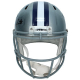 Dak Prescott Autographed Dallas Cowboys Speed Full Size Helmet Beckett Witnessed