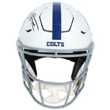 Jonathan Taylor Autographed Indianapolis Colts Speedflex Authentic Helmet Beckett Witnessed